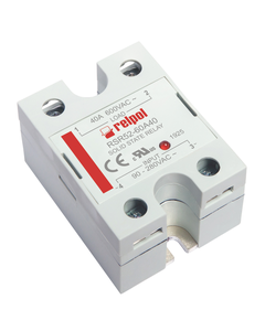 Przekaźnik półprzewodnikowy RSR52-60A40, 40A wyj. 48-660V AC, ster. 90-280V AC, zał. w zerze