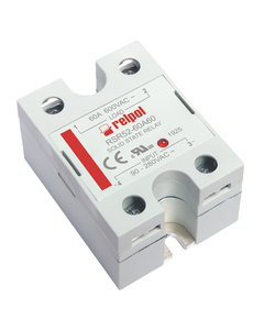 Przekaźnik półprzewodnikowy RSR52-60A60, 60A wyj. 48-660V AC, ster. 90-280V AC, zał. w zerze