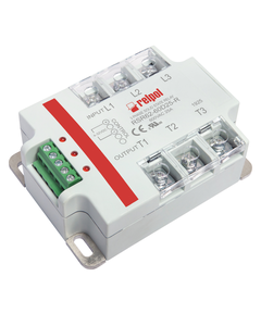Przekaźnik półprzewodnikowy 3-fazowy RSR62-60D25-R, 25A wyj. 24-660V AC, ster. 4-32V DC, zał. natychmiastowe