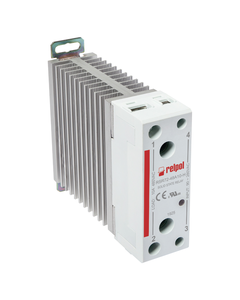 Przekaźnik półprzewodnikowy z radiatorem RSR72-48A10-H, 10A wyj. 24-530V AC, ster. 90-280V AC, zał. w zerze
