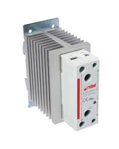 Przekaźnik półprzewodnikowy z radiatorem RSR72-48D40-H, 40A wyj. 24-530V AC, ster. 4-32V DC, zał. w zerze