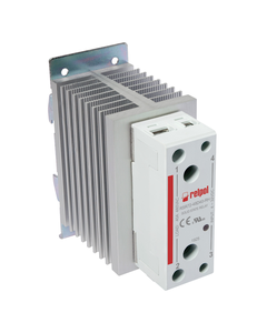 Przekaźnik półprzewodnikowy z radiatorem RSR72-48D40-RH, 40A wyj. 24-530V AC, ster. 4-32V DC, zał. natychmiastowe