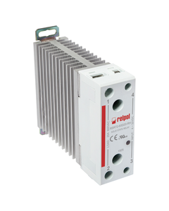 Przekaźnik półprzewodnikowy z radiatorem RSR72-60D20-RH, 20A wyj. 24-660V AC, ster. 4-32V DC, zał. natychmiastowe