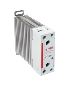 Przekaźnik półprzewodnikowy z radiatorem RSR72-60D30-RH, 30A wyj. 24-660V AC, ster. 4-32V DC, zał. natychmiastowe
