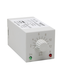 Przekaźnik czasowy RTx-134 220/230V 1.2s, 2P zwłoczne, 220-230V AC/DC, czas 0.1-1.2s