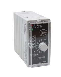 Przekaźnik czasowy RTx-153 110/127V, 2P zwłoczny + 1P bezzwłoczny, 110-127V AC/DC, czas 0,01s-100h