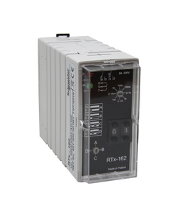 Przekaźnik czasowy RTx-162 110/127V, 1P zwłoczny + 1P bezzwłoczny, 110-127V AC/DC, czas 0.001s-99h