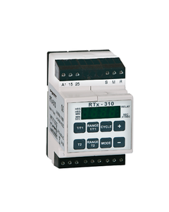 Przekaźnik czasowy RTx-310 24-230V, 2P zwłoczne, 220-230V AC/DC, czas 0.01s-9999h