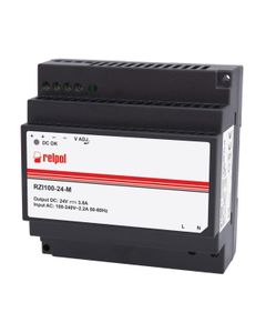 Zasilacz impulsowy RZI100-24-M, 100W, 24VDC 3.8A, zasil. 90-264V AC, ob. modułowa