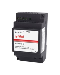 Zasilacz impulsowy RZI30-12-M, 30W, 12VDC 2.1A, zasil. 90-264V AC, ob. modułowa