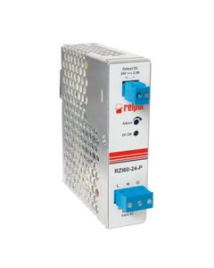Zasilacz impulsowy RZI60-24-P, 60W, 24VDC 2,5A, zasil. 85-264V AC, ob. metalowa