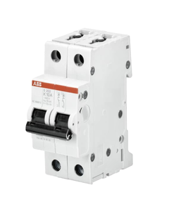 Wyłącznik nadprądowy S202-K0.5, 2P char. K  0.5A, 6kA AC