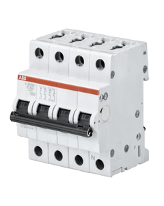 Wyłącznik nadprądowy S203-C10NA, 3P+N char. C  10A, 6kA AC
