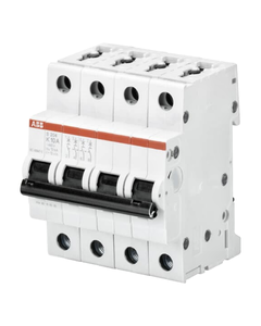 Wyłącznik nadprądowy S204-K0.5, 4P char. K  0.5A, 6kA AC