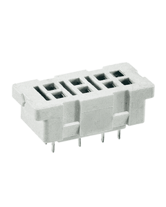 Gniazdo S2M szare, do przekaźników R2M, do druku, do montażu PCB