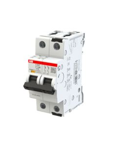 Wyłącznik nadprądowy S302P-Z1.6, 2P char. Z 1.6A, 25kA AC