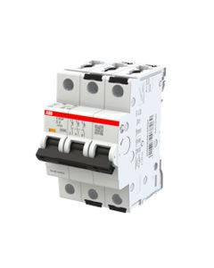 Wyłącznik nadprądowy S303P-C2, 3P char. C 2A, 25kA AC