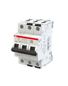 Wyłącznik nadprądowy S303P-D2, 3P char. D 2A, 25kA AC