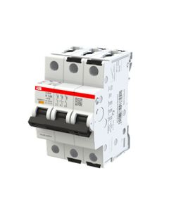 Wyłącznik nadprądowy S303P-K1.6, 3P char. K 1.6A, 25kA AC