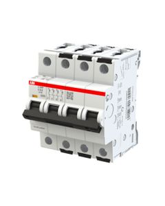 Wyłącznik nadprądowy S304P-C0.5, 4P char. C 0.5A, 25kA AC