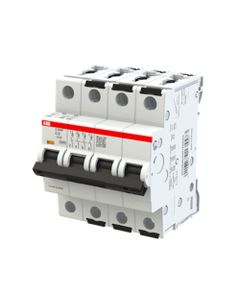 Wyłącznik nadprądowy S304P-C6, 4P char. C 6A, 25kA AC