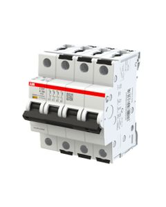 Wyłącznik nadprądowy S304P-K16, 4P char. K 16A, 25kA AC