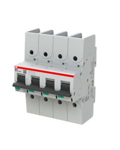 Wyłącznik nadprądowy S804P-B100-R, 4P char. B 100A, 50kA, zaciski pierścieniowe