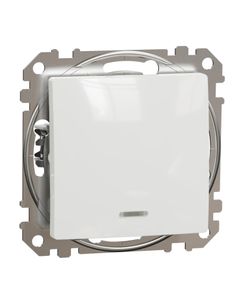 Sedna Design, Łącznik krzyżowy SDD111107L, z podświetleniem, biały, bez ramki