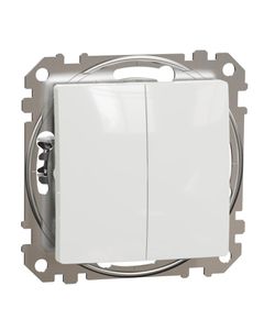 Sedna Design, Łącznik podwójny schodowy SDD111108, biały, bez ramki