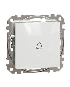 Sedna Design, Przycisk dzwonek SDD111131, biały, bez ramki