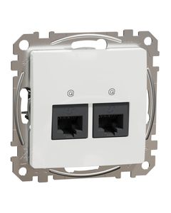 Sedna Design, Gniazdo komputerowe SDD111452, białe, bez ramki