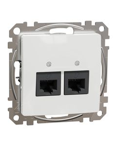 Sedna Design, Gniazdo komputerowe SDD111462, białe, bez ramki