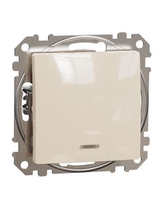 Sedna Design, Łącznik krzyżowy SDD112107L, z podświetleniem, beżowy, bez ramki