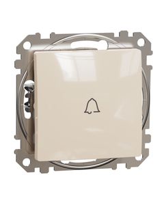 Sedna Design, Przycisk dzwonek SDD112131, beżowy, bez ramki