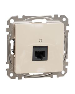 Sedna Design, Gniazdo komputerowe SDD112451, beżowe, bez ramki