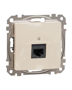 Sedna Design, Gniazdo komputerowe SDD112461, beżowe, bez ramki