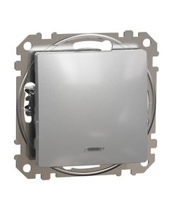 Sedna Design, Łącznik krzyżowy SDD113107L, z podświetleniem, srebrne aluminum, bez ramki