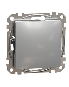 Sedna Design, Zaślepka SDD113904, srebrne aluminum, bez ramki