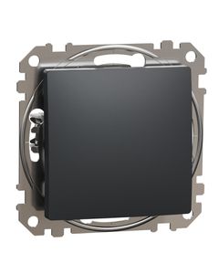 Sedna Design, Łącznik 1-biegunowy SDD114101, antracytowy czarny, bez ramki