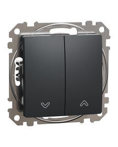 Sedna Design, Łącznik żaluzjowy SDD114104, antracytowy czarny, bez ramki