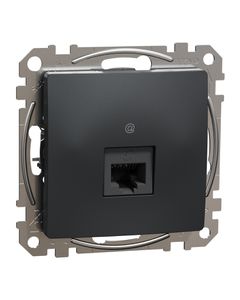 Sedna Design, Gniazdo komputerowe SDD114461, antracytowe, bez ramki