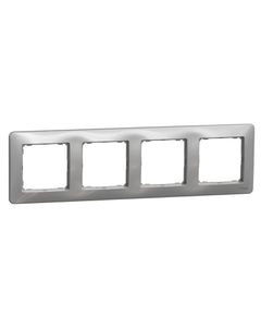 Sedna Design, Ramka 4-krotna SDD313804, srebrne aluminum