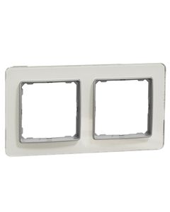 Sedna Design, Ramka 2-krotna SDD360802, szkło białe