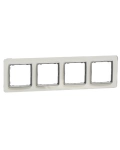 Sedna Design, Ramka 4-krotna SDD360804, szkło białe