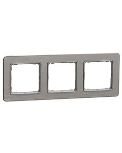 Sedna Design, Ramka 3-krotna SDD370803, szczotkowane aluminium