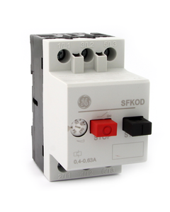 Wyłącznik silnikowy SFK0D, 0.4-0.63A, 0.18kW, Icu 65kA, ster. przyciskami