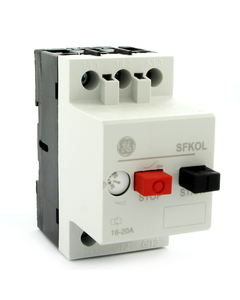 Wyłącznik silnikowy SFK0L, 16-20A, 9kW, Icu 4kA, ster. przyciskami