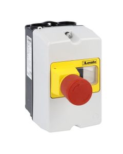 Obudowa natablicowa SM1Z1702P, IP65 do SM1P, szer. 80mm, z przyciskiem awaryjnego zatrzymania