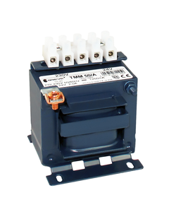 Transformator TMM 50/A 400/230V, 50VA, 1-fazowy, separacyjny lub bezpieczeństwa, otwarty IP00