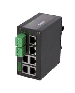 Switch Ethernet niezarządzalny TREE 6TX Metall, 6-portowy RJ45, 100 Mbit/s, obud. metalowa IP40